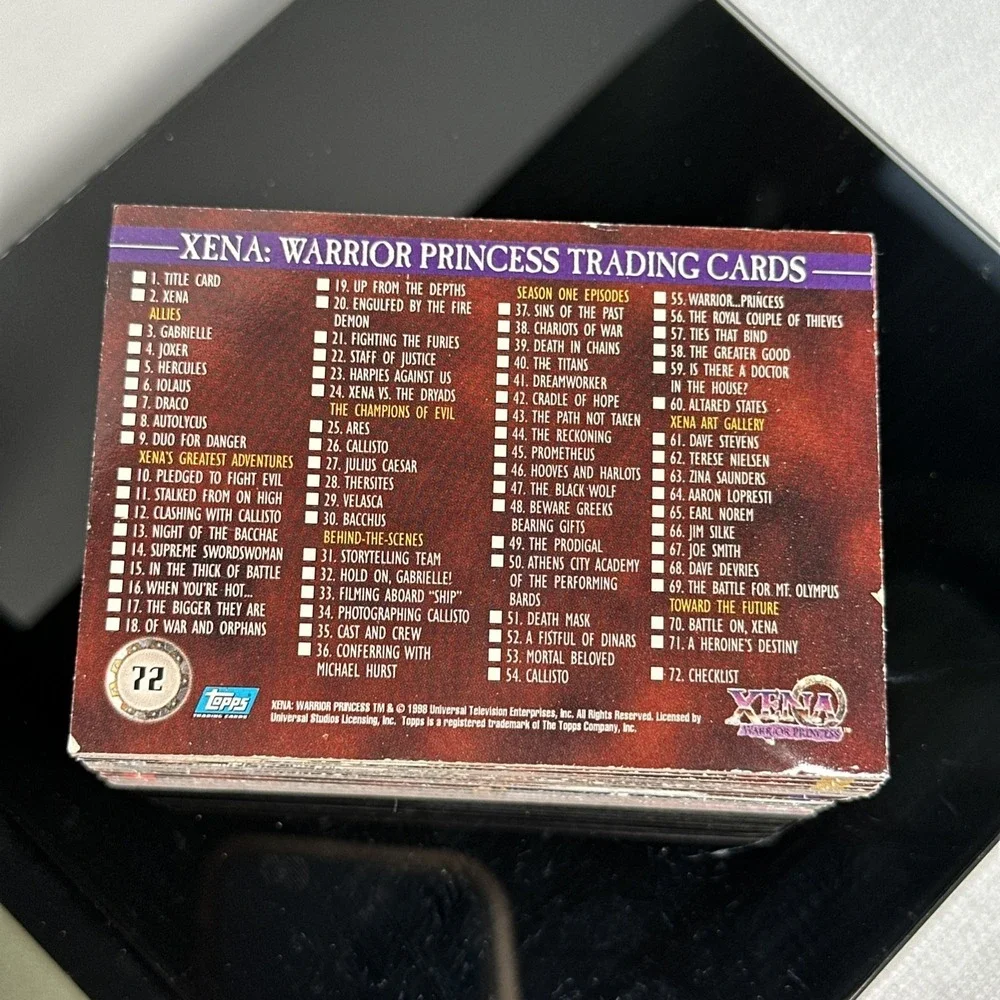 🗡️ Xena Warrior Princess‎ Lot 1997–1998 | Trading Cards, Callisto Magnet & Pin